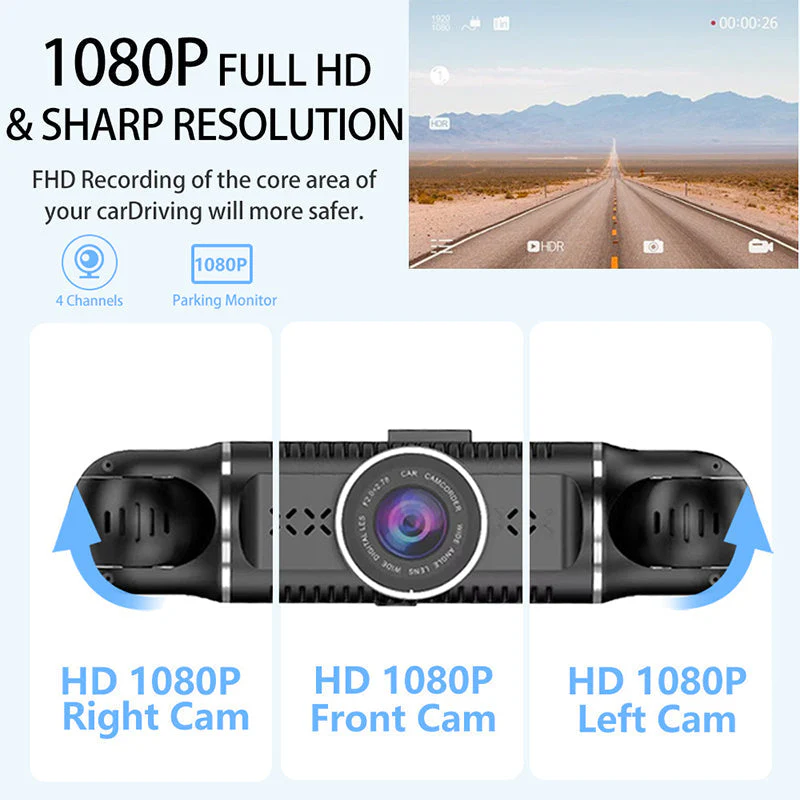 4-Channel 1080P Car Recorder - Image 5