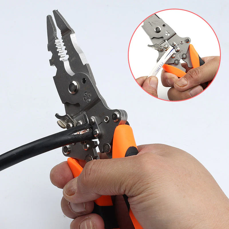 Multi-Function Folding 14-in-1 Wire Stripper - Image 4