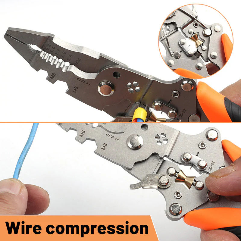 Multi-Function Folding 14-in-1 Wire Stripper - Image 5