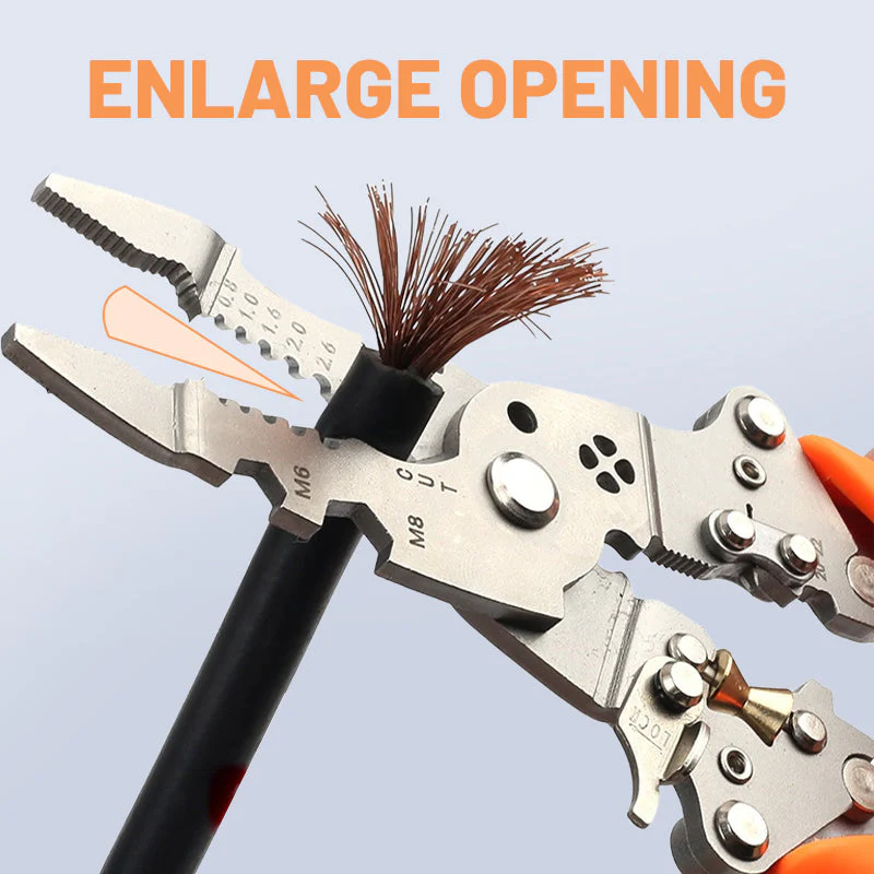 Multi-Function Folding 14-in-1 Wire Stripper - Image 6