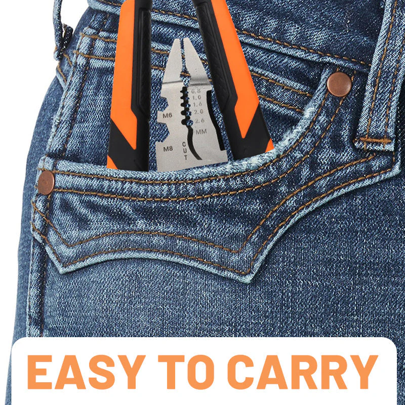 Multi-Function Folding 14-in-1 Wire Stripper - Image 7