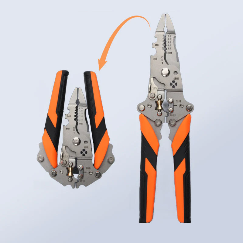 Multi-Function Folding 14-in-1 Wire Stripper - Image 8