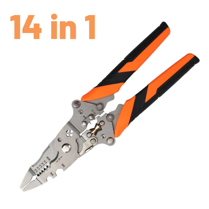Multi-Function Folding 14-in-1 Wire Stripper - Image 9