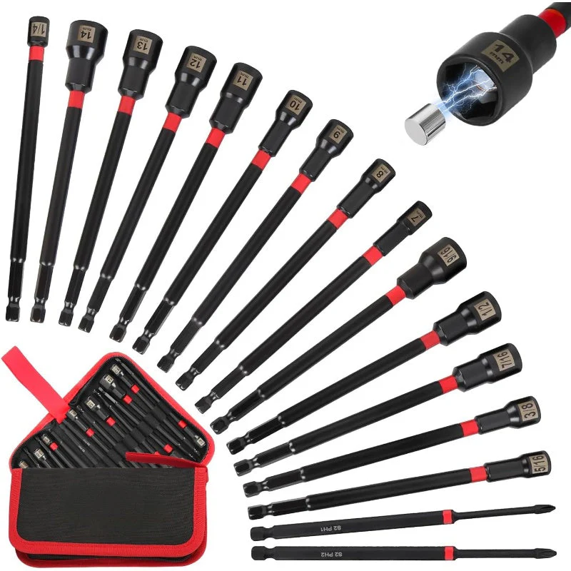 16-Piece Magnetic Nut Driver Set - Image 2