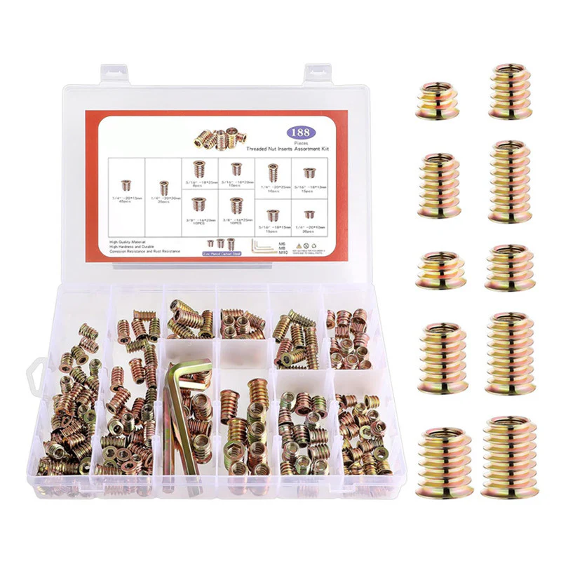 188 PCS Hexagon Socket Nuts Set - Image 9