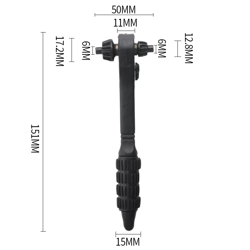 2-in-1 Drill Chuck Key Wrench - Image 8
