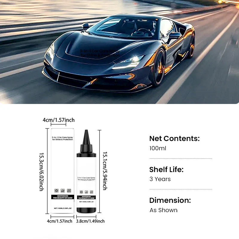 3-in-1 Car Care Spray for Shine & Protection - Image 8