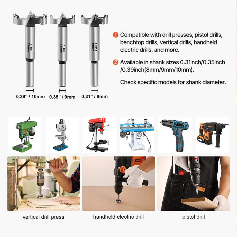 3-in-1 Anti-Slip Hex Shank Wood Hole Saw Kit（50% OFF） - Image 6