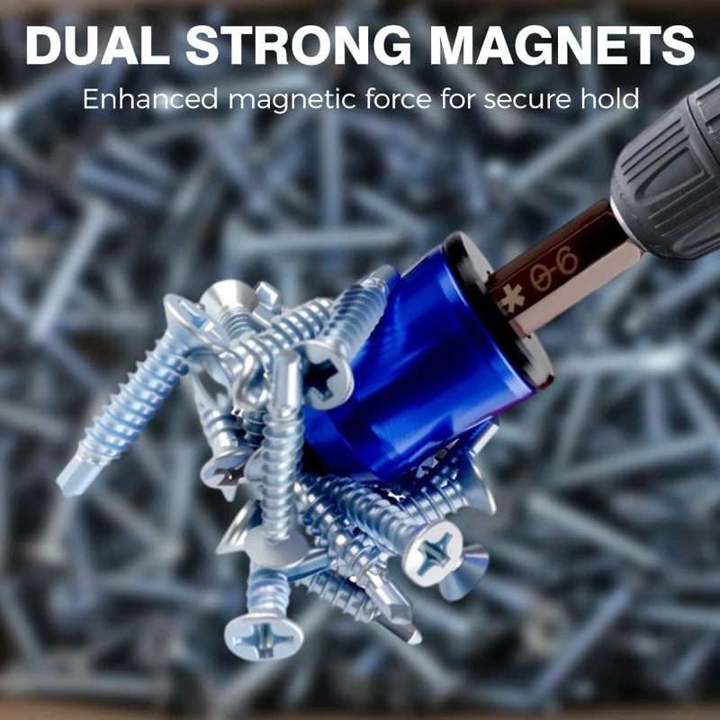 🛠️ Hot Sale⚡ 3-in-1 Magnetic Screwdriver Ring – Quick Bit Swap, Secure Hold & Portable - Image 2