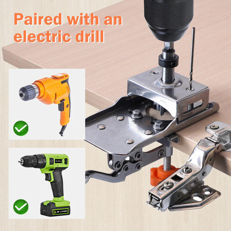 35mm Hinge Drill Locator with Clamp - Image 2