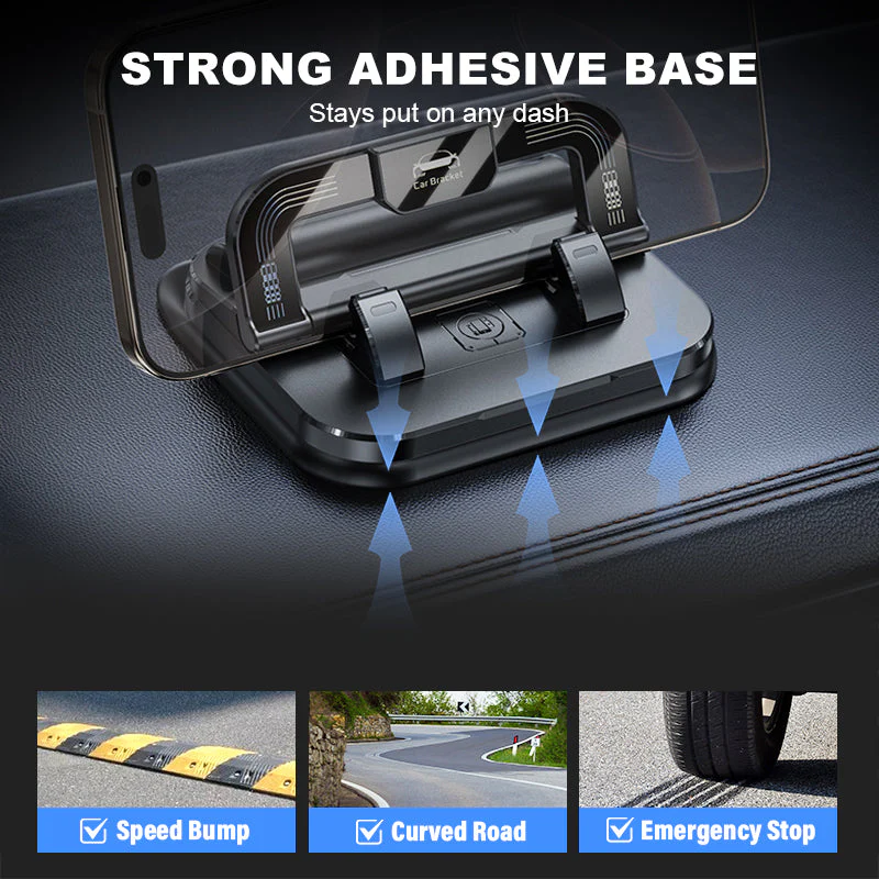📱 49% OFF NOW! ✨ 360° Rotating Foldable Phone Holder - Universal Compatibility with Anti-Slip Base for Desk, Car & Travel Use 🚗💻 - Image 2