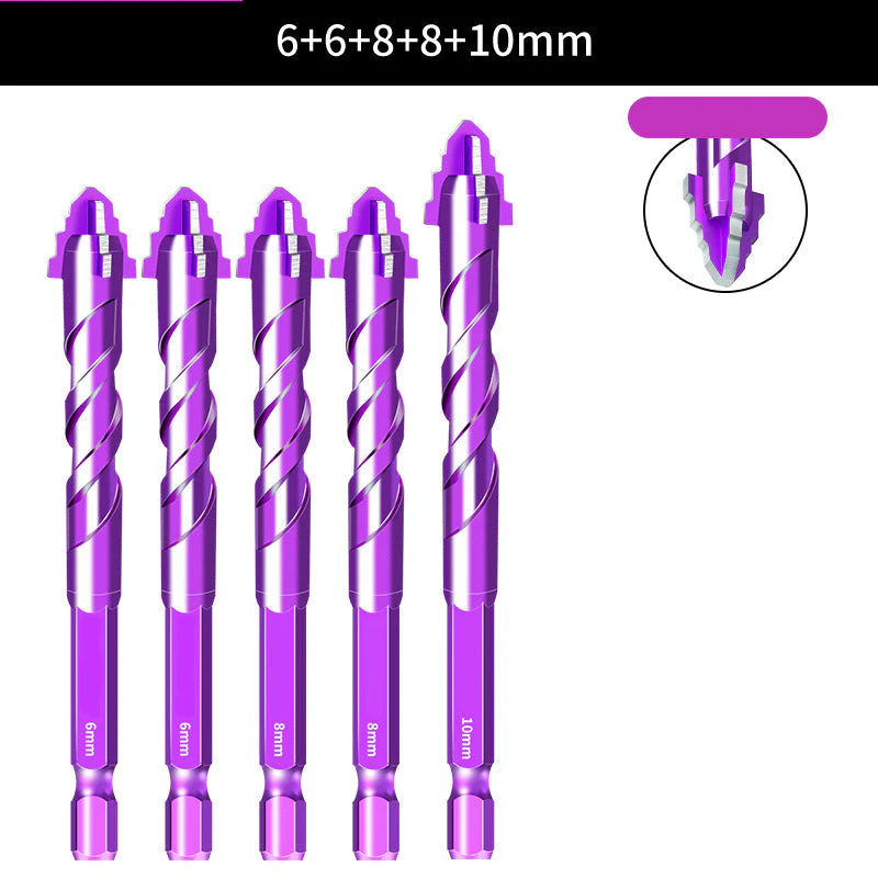 5PCS Premium 4-Flute Drill Bit Set - Image 10