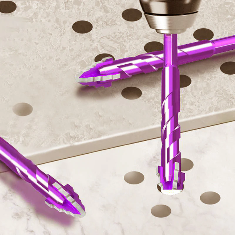 5PCS Premium 4-Flute Drill Bit Set - Image 4