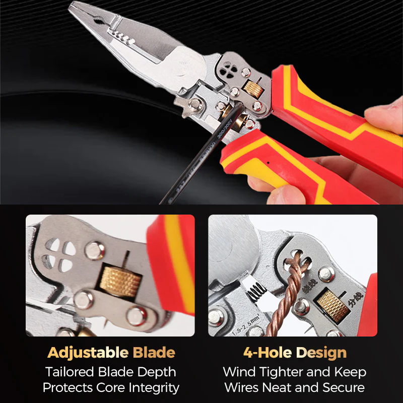 8-In-1 Wire Stripper with Voltage Tester - Image 5