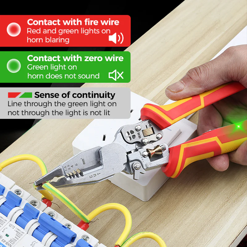 8-In-1 Wire Stripper with Voltage Tester - Image 6