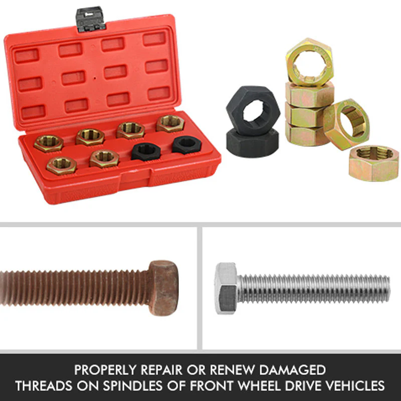 8 Pcs Automotive Screw Thread Repair Tool Set - Image 2