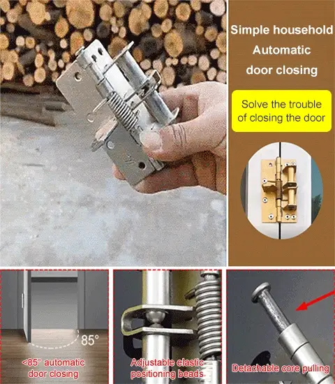 Automatic closing 4 Inch Spring Hinge - Image 2