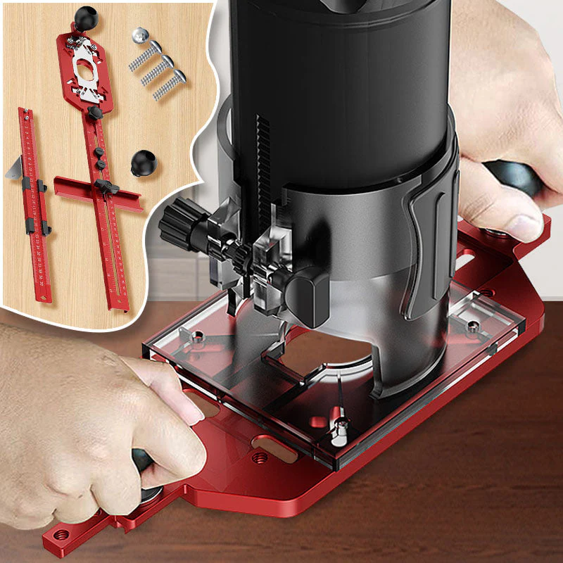 Adaptable Trimming Machine Slotted Base for Woodworking - Image 2