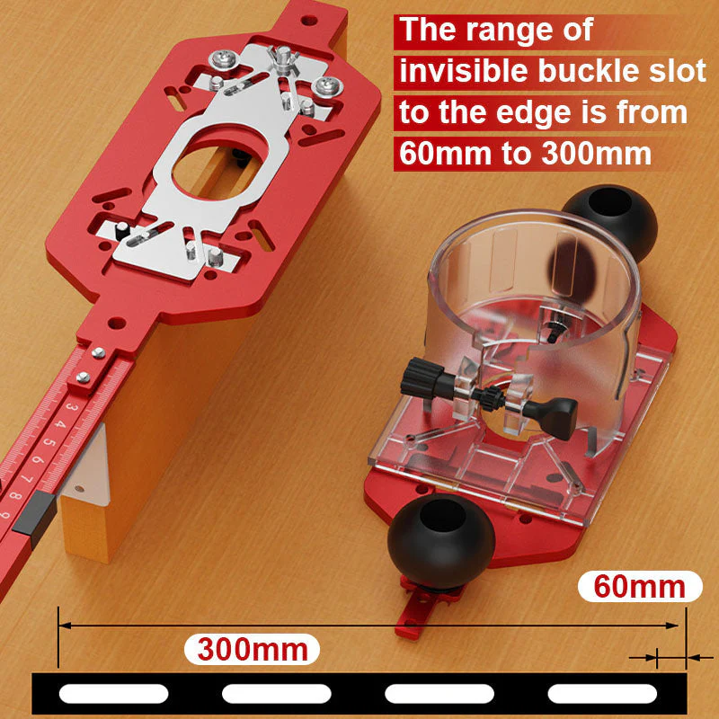 Adaptable Trimming Machine Slotted Base for Woodworking - Image 4