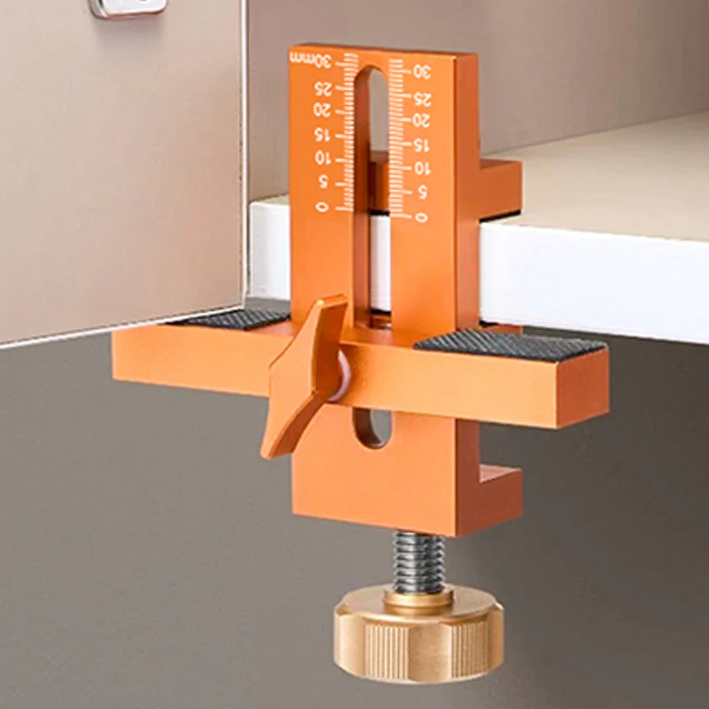 Adjustable Aluminum Alloy Cabinet Door Installation Positioner for 7-40mm - Image 2