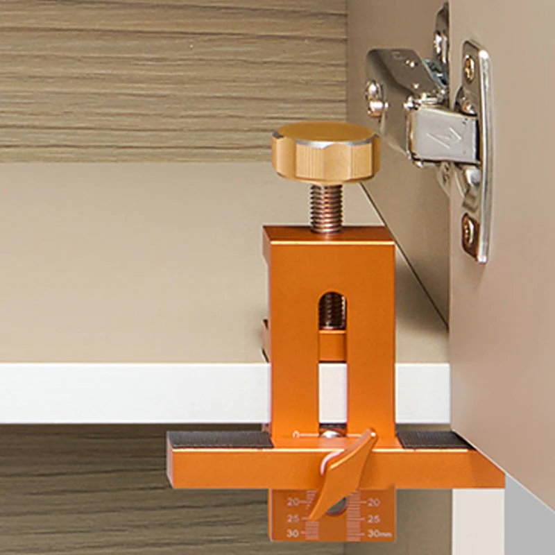 Adjustable Aluminum Alloy Cabinet Door Installation Positioner for 7-40mm - Image 3