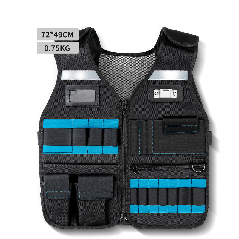 Adjustable Lightweight Construction Work Tool Vest - Image 10