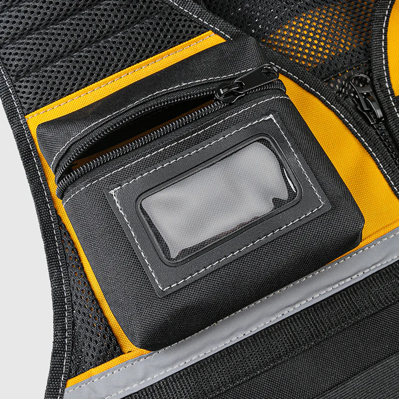 Adjustable Lightweight Construction Work Tool Vest - Image 2