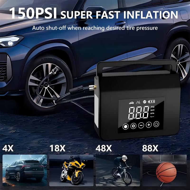 🔥50% OFF | 2-in-1 Car Starter & Air Compressor - Start Your Engine and Inflate Tires Anytime, Anywhere 🚗 - Image 4