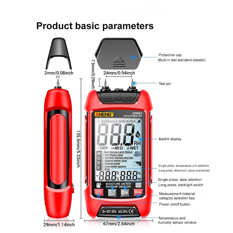Anti-Burning Automatic Digital Display Small Universal Meter - Image 6