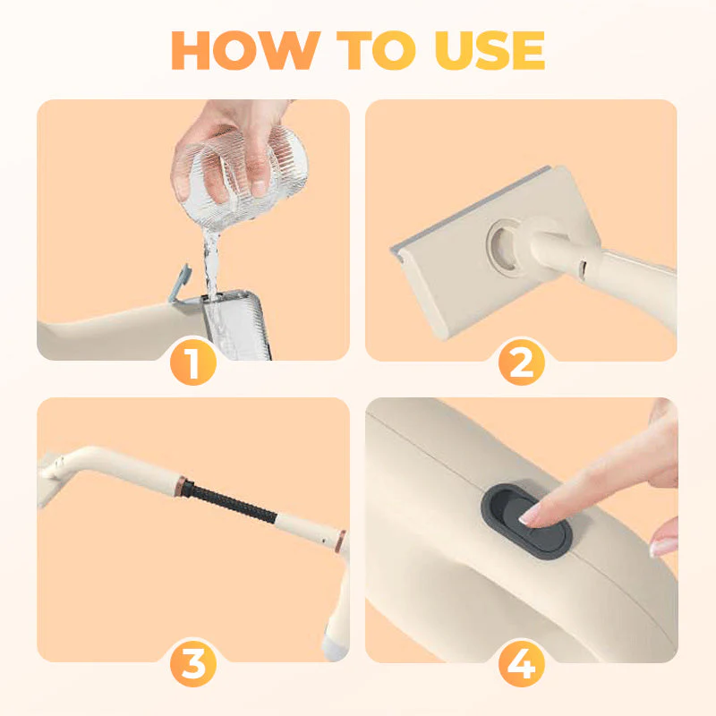 Multifunctional Handheld Steam Cleaner With Attachments - Image 7
