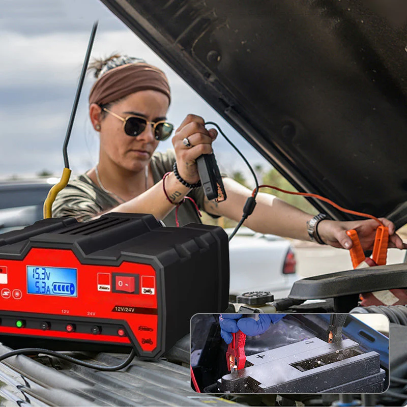 Automotive Intelligent Pulse Repair Battery Charger - Image 4