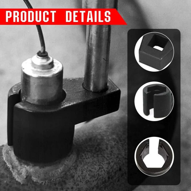🔧Automotive O2 Sensor Offset Socket & Thread Chaser 5 PCS Set - Image 9