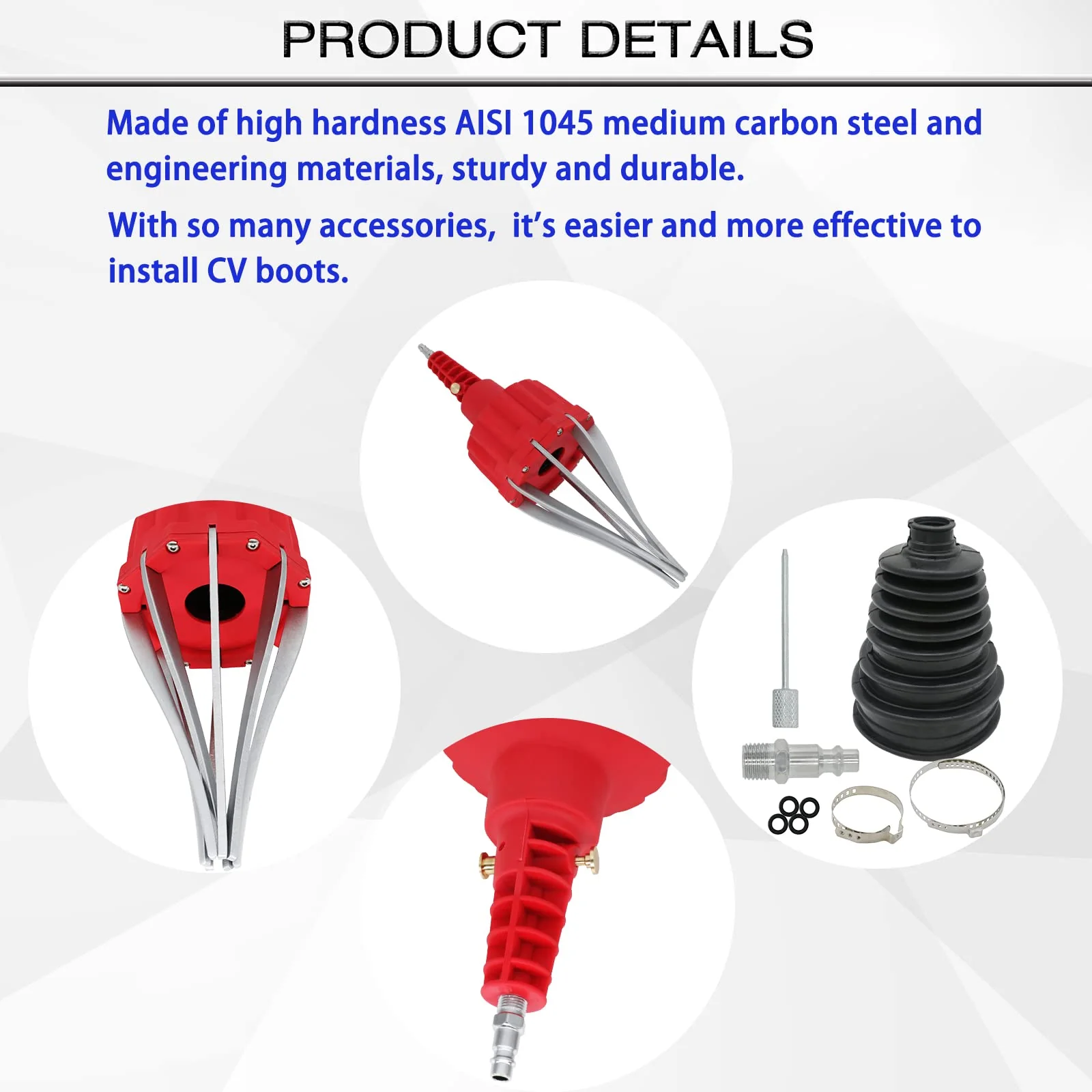 Automotive Universal CV Joint Boot Pneumatic Installation Tool /CV Boot Pneumatic Expander - Image 3