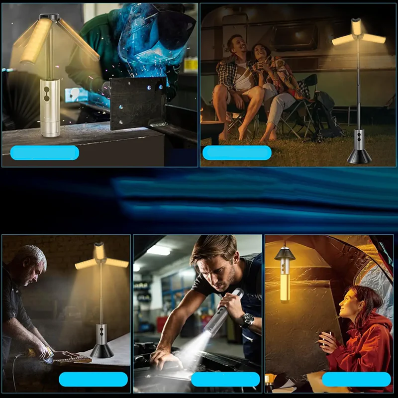 Portable Foldable LED Camping Lights - Image 3