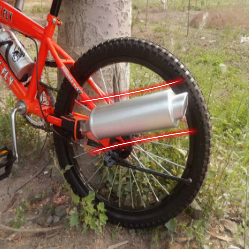 Bicycle Exhaust Pipe with Turbo Motorcycle Sound Effect - Image 2