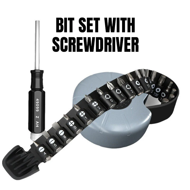🔧Portable Magnetic Bit & Ratchet Screwdriver Set – 21PCS - Image 10