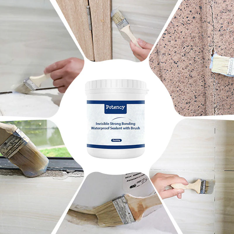 Invisible Strong Bonding Waterproof Sealant with Brush - Image 3
