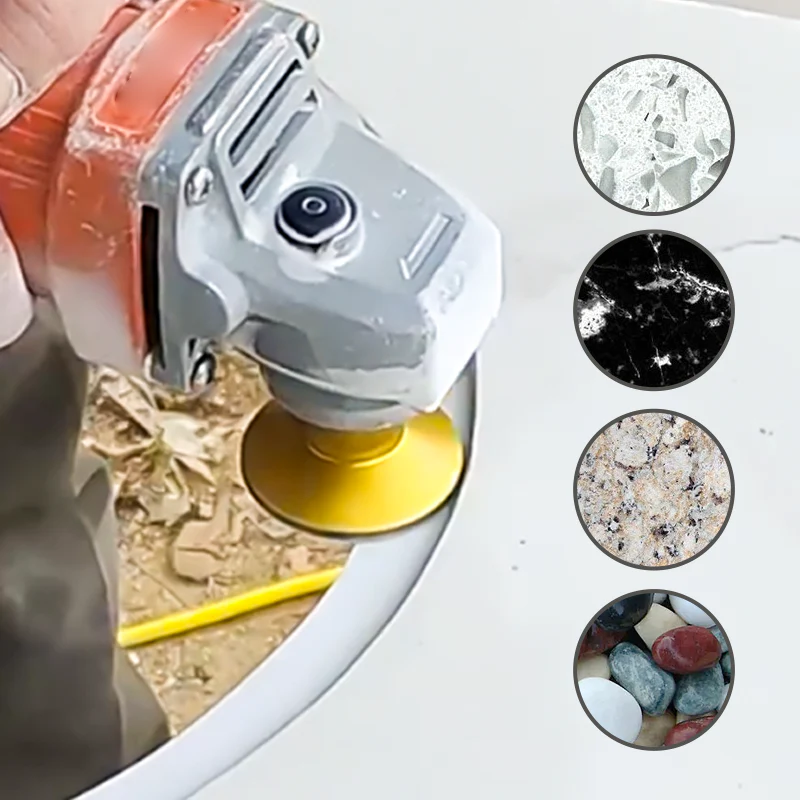 2-Inch Diamond Grinding & Polishing Pad for Angle Grinder Tool - Image 3