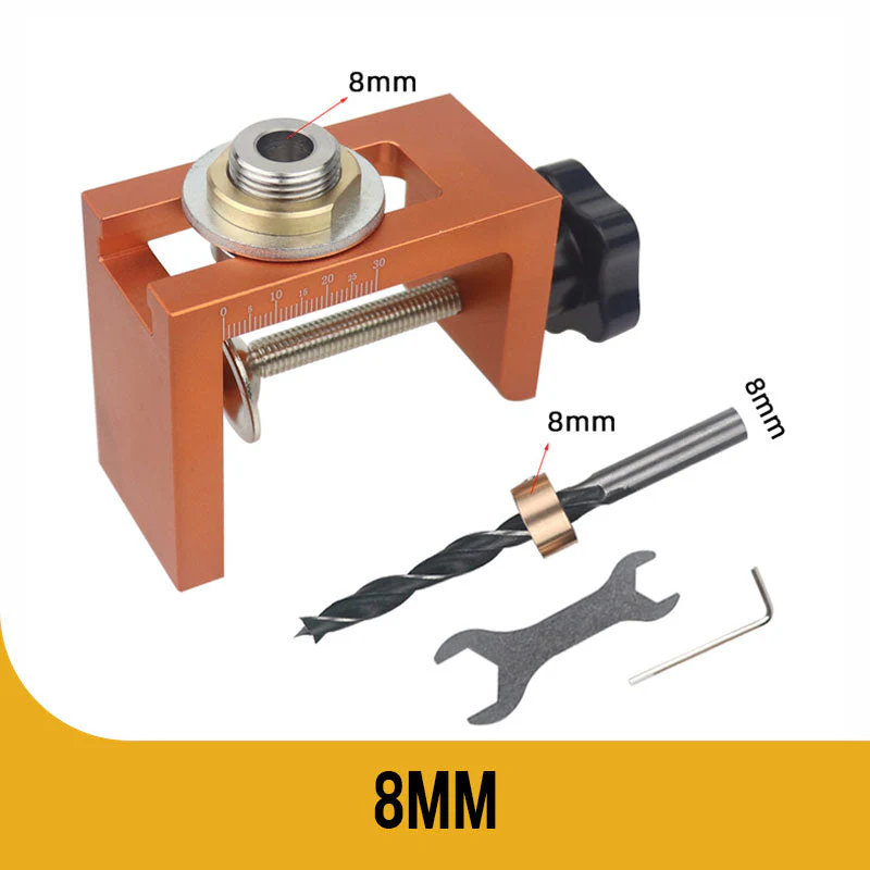 Cabinet Vertical Positioning Clamp and Drill Bill Set - Image 15