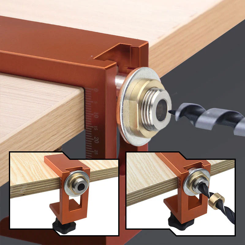 Cabinet Vertical Positioning Clamp and Drill Bill Set - Image 2