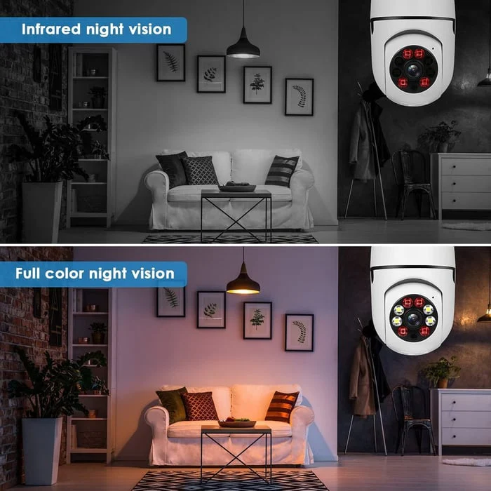 🔥Hot Sale🔥Wireless Wifi Light Bulb Camera Security Camera（50% off） - Image 7