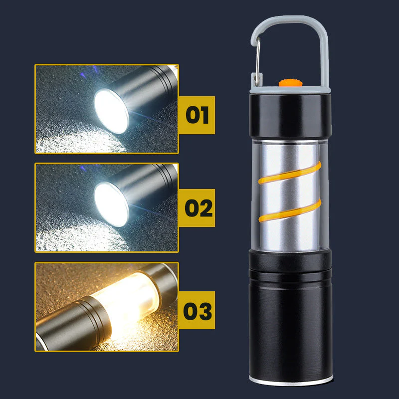 🔥2025 HOT SALE🔥 Multifunctional Super Bright USB Rechargeable Camping Flashlight - Image 2