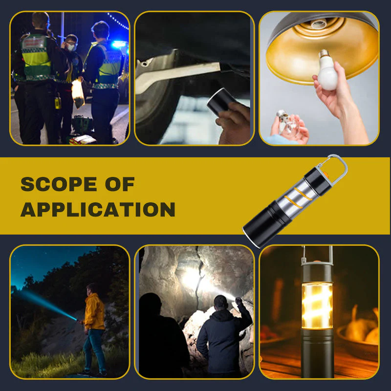 🔥2025 HOT SALE🔥 Multifunctional Super Bright USB Rechargeable Camping Flashlight - Image 6