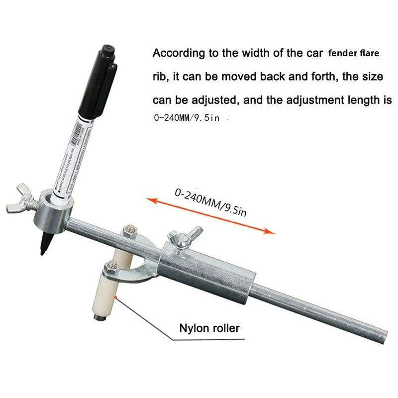 Car Fender Flare Scriber Sheet Metal Dent Repair Tool - Image 10