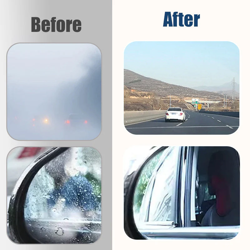 Car Glass Rain Repellent & Anti-Fog Coating Kit - Image 4