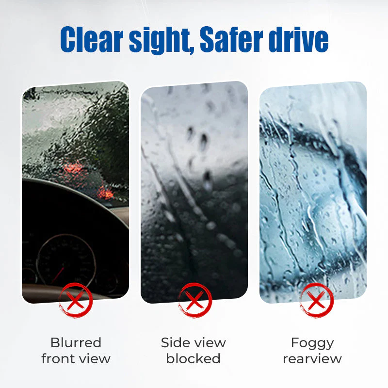 Car Glass Rain Repellent & Anti-Fog Coating Kit - Image 5
