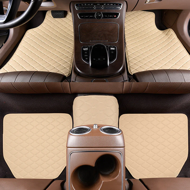 5 pcs Waterproof Leather Car Floor Mats - Image 6