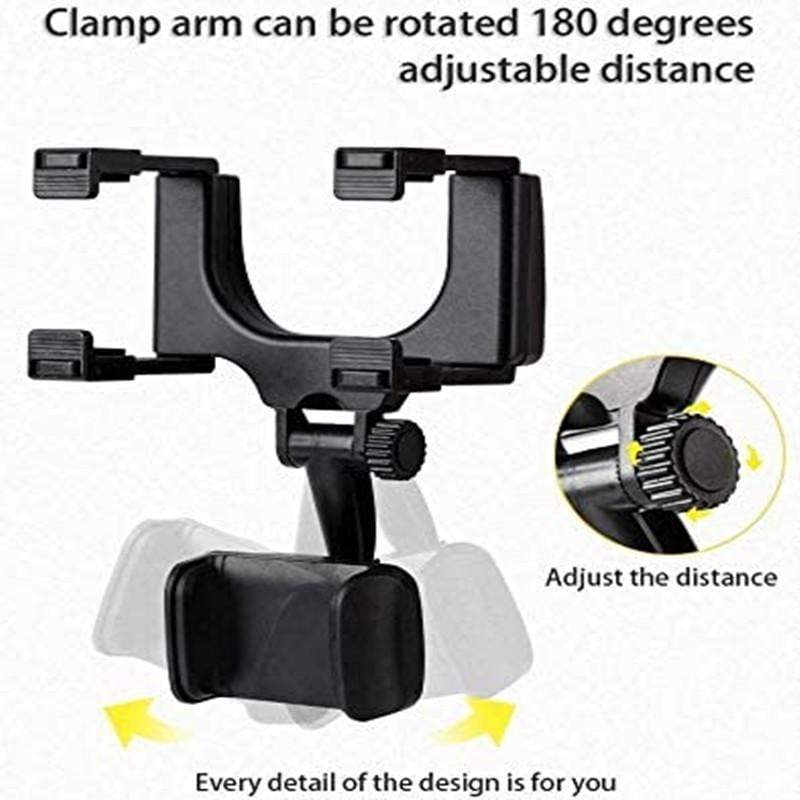 Car Rearview Mirror Phone Holder - Image 3