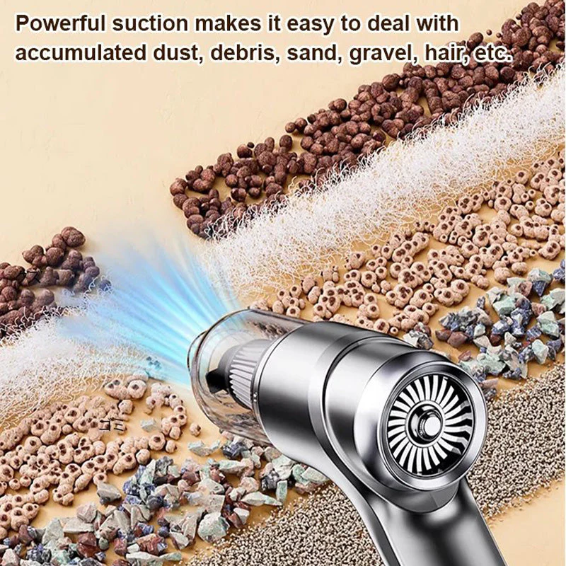 Multifunctional Portable Car Vacuum Cleaner - Image 6
