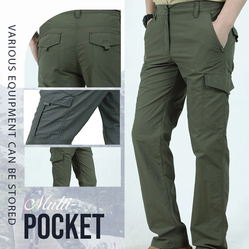 Outdoor quick-drying multi-pocket cargo pants (Thin/Thick) - Image 5